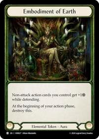 Embodiment of Earth - Blitz Deck: Rosetta - Verdance - Flesh and Blood TCG card