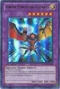 Twin Photon Lizard - Order of Chaos - YuGiOh card