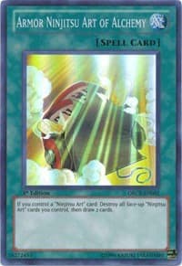 Armor Ninjitsu Art of Alchemy - Order of Chaos - YuGiOh card