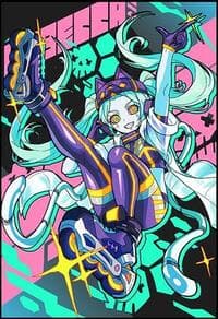 Small Cyberse Punks Becca Sleeves (70-Pack) - ManaMoon Card Sleeves - Card Sleeves card