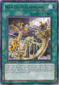 Weights & Zenmaisures - Order of Chaos - YuGiOh card