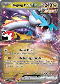 Raging Bolt ex - Prize Pack Series Cards - Pokemon card