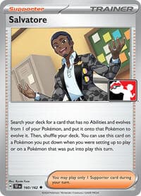 Salvatore - Prize Pack Series Cards - Pokemon card