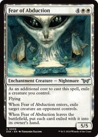 Fear of Abduction - Duskmourn: House of Horror - Magic: The Gathering card