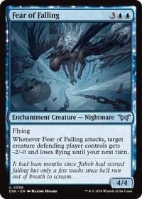 Fear of Falling - Duskmourn: House of Horror - Magic: The Gathering card