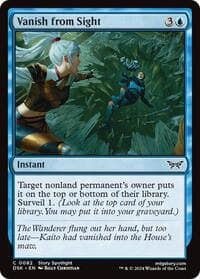 Vanish from Sight - Duskmourn: House of Horror - Magic: The Gathering card