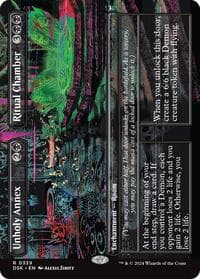 Unholy Annex // Ritual Chamber (Borderless) - Duskmourn: House of Horror - Magic: The Gathering card