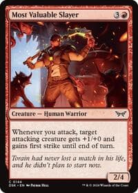 Most Valuable Slayer - Duskmourn: House of Horror - Magic: The Gathering card