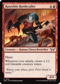 Razorkin Hordecaller - Duskmourn: House of Horror - Magic: The Gathering card