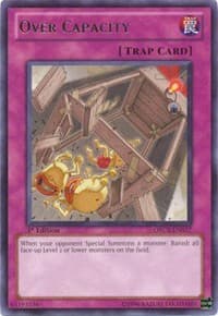 Over Capacity - Order of Chaos - YuGiOh card