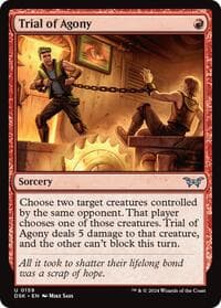 Trial of Agony - Duskmourn: House of Horror - Magic: The Gathering card