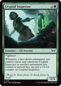 Cryptid Inspector - Duskmourn: House of Horror - Magic: The Gathering card