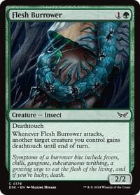 Flesh Burrower - Duskmourn: House of Horror - Magic: The Gathering card