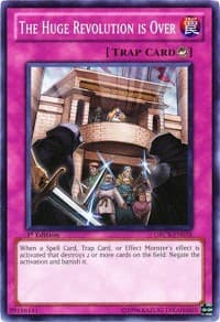 The Huge Revolution is Over - Order of Chaos - YuGiOh card