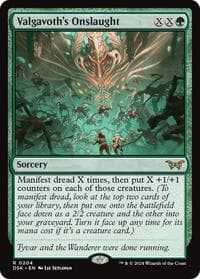 Valgavoth's Onslaught - Duskmourn: House of Horror - Magic: The Gathering card