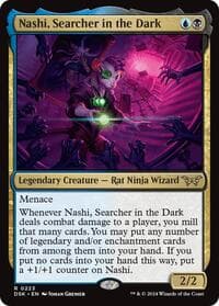Nashi, Searcher in the Dark - Duskmourn: House of Horror - Magic: The Gathering card