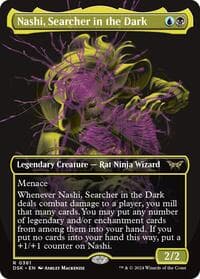 Nashi, Searcher in the Dark (Showcase) - Duskmourn: House of Horror - Magic: The Gathering card