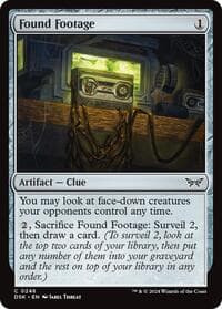 Found Footage - Duskmourn: House of Horror - Magic: The Gathering card