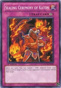 Sealing Ceremony of Katon - Order of Chaos - YuGiOh card