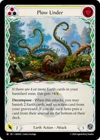 Plow Under - Rosetta - Flesh and Blood TCG card