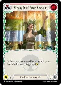 Strength of Four Seasons (Red) - Rosetta - Flesh and Blood TCG card