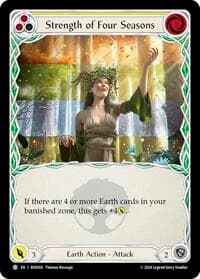 Strength of Four Seasons (Yellow) - Rosetta - Flesh and Blood TCG card