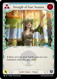 Strength of Four Seasons (Blue) - Rosetta - Flesh and Blood TCG card