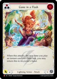 Gone in a Flash - Rosetta - Flesh and Blood TCG card