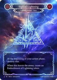 Sigil of Lightning (Marvel) - Rosetta - Flesh and Blood TCG card