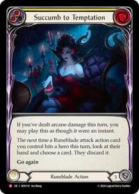 Succumb to Temptation - Rosetta - Flesh and Blood TCG card
