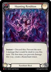 Haunting Rendition - Rosetta - Flesh and Blood TCG card