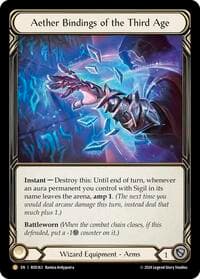Aether Bindings of the Third Age - Rosetta - Flesh and Blood TCG card