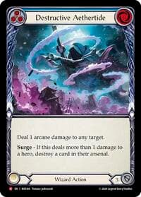 Destructive Aethertide - Rosetta - Flesh and Blood TCG card