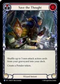 Save the Thought (Red) - Rosetta - Flesh and Blood TCG card