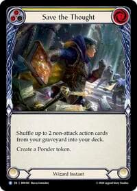 Save the Thought (Yellow) - Rosetta - Flesh and Blood TCG card