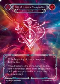 Sigil of Temporal Manipulation (Marvel) - Rosetta - Flesh and Blood TCG card