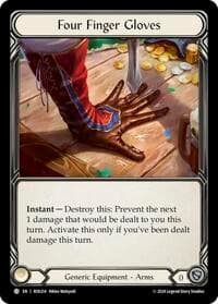 Four Finger Gloves - Rosetta - Flesh and Blood TCG card