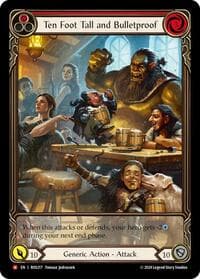 Ten Foot Tall and Bulletproof (Extended Art) - Rosetta - Flesh and Blood TCG card