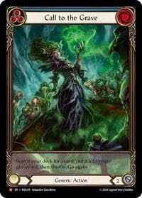 Call to the Grave (Extended Art) - Rosetta - Flesh and Blood TCG card