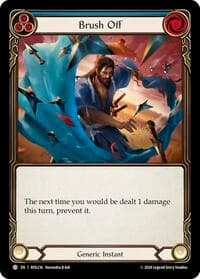 Brush Off (Blue) - Rosetta - Flesh and Blood TCG card