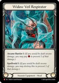 Widow Veil Respirator - Rosetta - Flesh and Blood TCG card