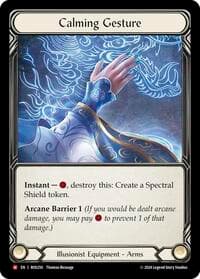 Calming Gesture - Rosetta - Flesh and Blood TCG card