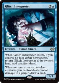 Glitch Interpreter - Commander: Duskmourn: House of Horror - Magic: The Gathering card