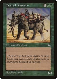 Trained Armodon - Tempest - Magic: The Gathering card