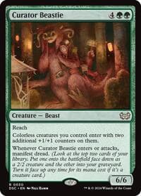 Curator Beastie - Commander: Duskmourn: House of Horror - Magic: The Gathering card