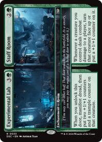 Experimental Lab // Staff Room - Commander: Duskmourn: House of Horror - Magic: The Gathering card