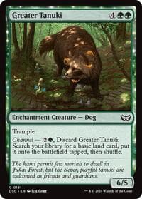Greater Tanuki - Commander: Duskmourn: House of Horror - Magic: The Gathering card