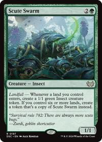 Scute Swarm - Commander: Duskmourn: House of Horror - Magic: The Gathering card