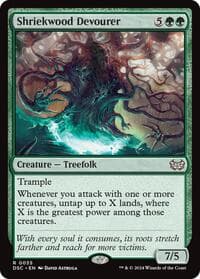 Shriekwood Devourer - Commander: Duskmourn: House of Horror - Magic: The Gathering card