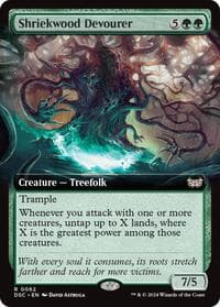 Shriekwood Devourer (Extended Art) - Commander: Duskmourn: House of Horror - Magic: The Gathering card